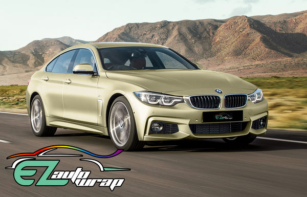 Gloss Metallic Champagne Gold Vinyl Wrap