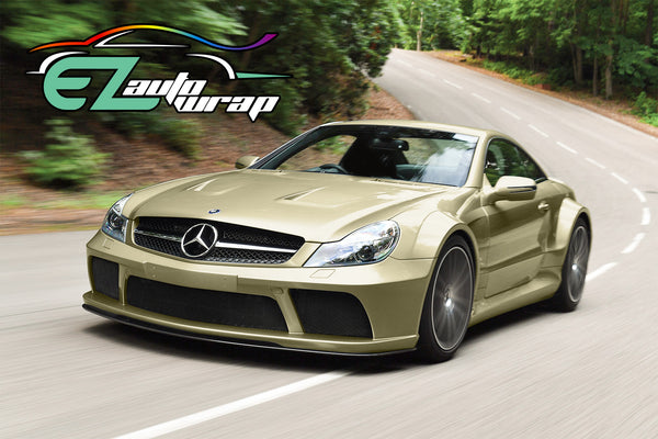Gloss Metallic Champagne Gold Vinyl Wrap