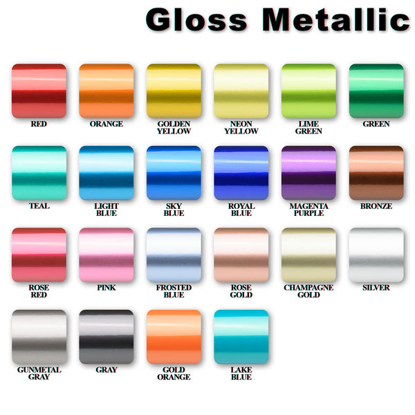 Gloss Metallic Gunmetal Gray Vinyl Wrap