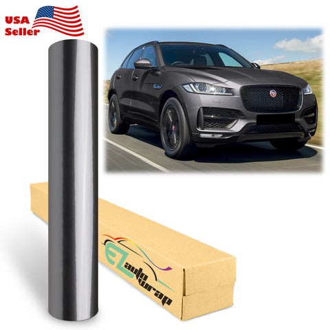 Gloss Metallic Gray Vinyl Wrap