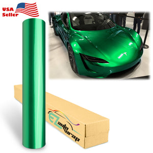 Gloss Metallic Green Vinyl Wrap