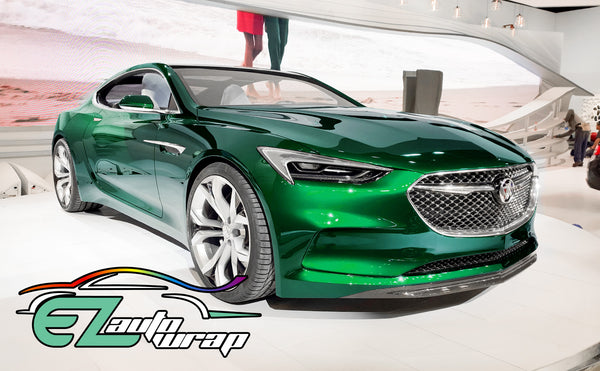 Gloss Metallic Green Vinyl Wrap