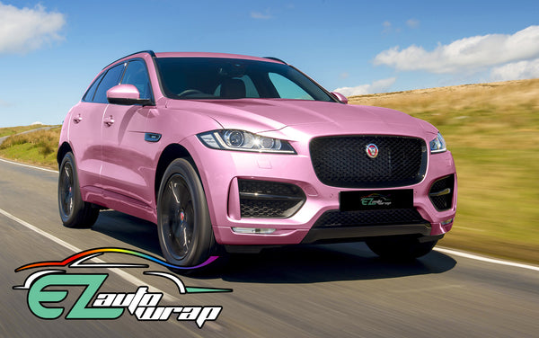 Gloss Metallic Pink Vinyl Wrap