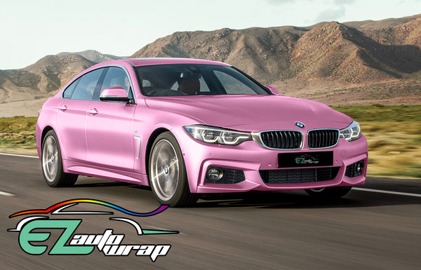 Gloss Metallic Pink Vinyl Wrap