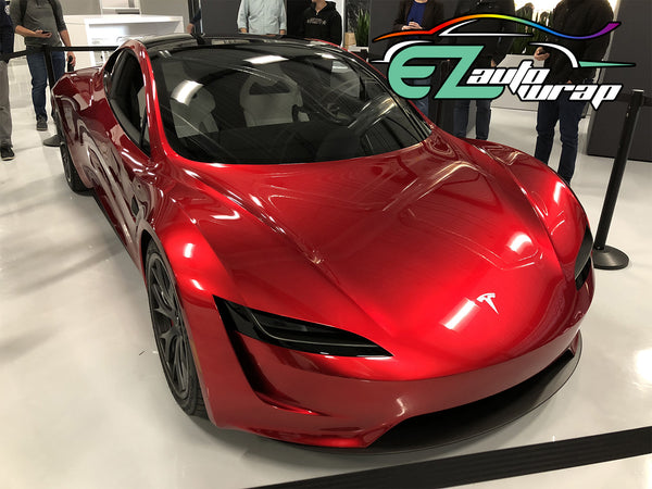Gloss Metallic Red Vinyl Wrap