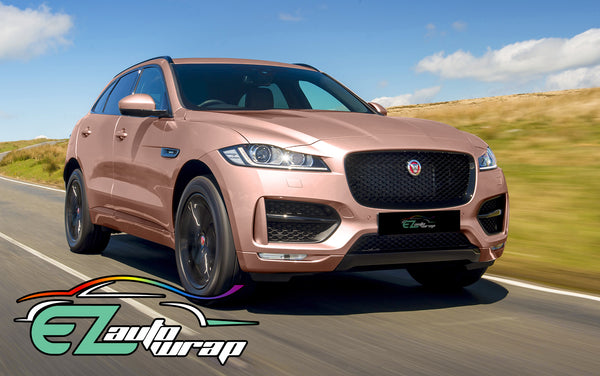 Gloss Metallic Rose Gold Vinyl Wrap
