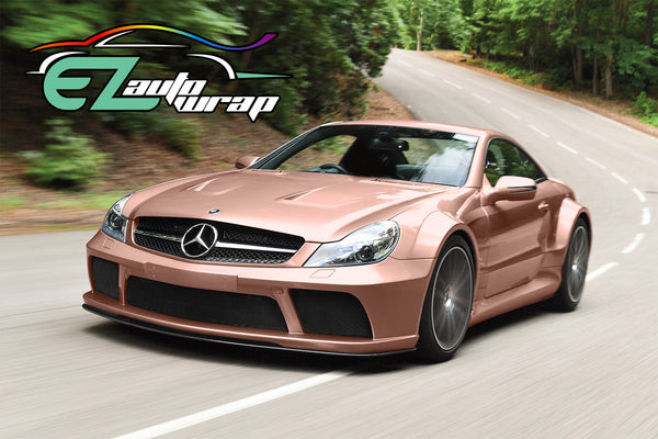 Gloss Metallic Rose Gold Vinyl Wrap
