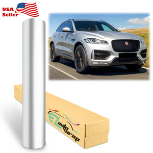 Gloss Metallic Silver Vinyl Wrap