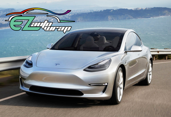 Gloss Metallic Silver Vinyl Wrap