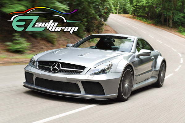 Gloss Metallic Silver Vinyl Wrap