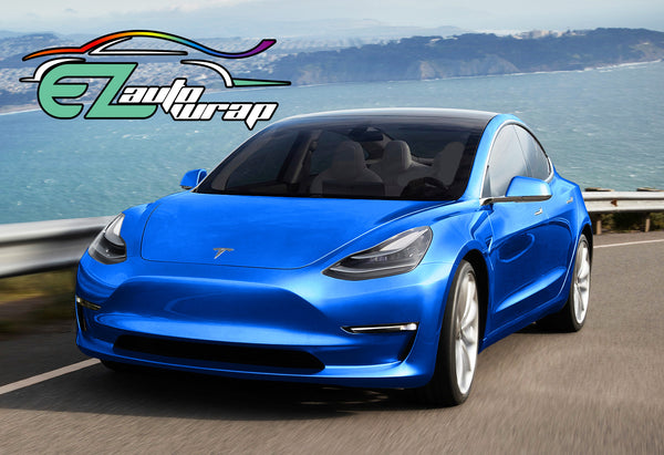 Gloss Metallic Sky Blue Vinyl Wrap