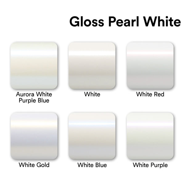 Gloss Pearl White to Purple Vinyl Wrap