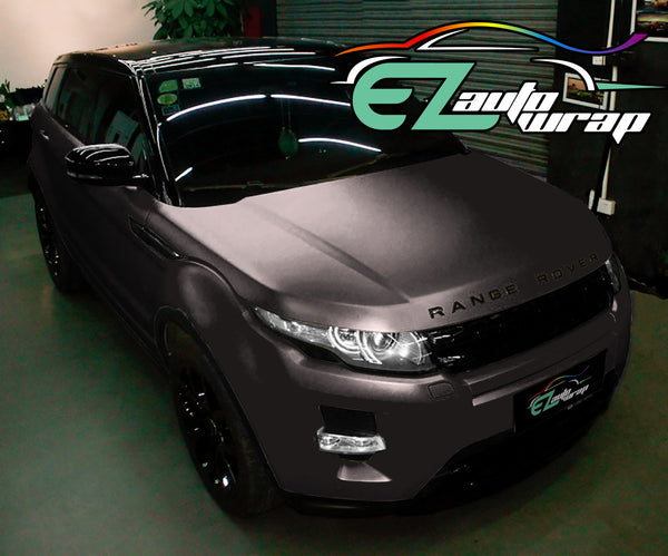Anodized Chrome Gray Vinyl Wrap