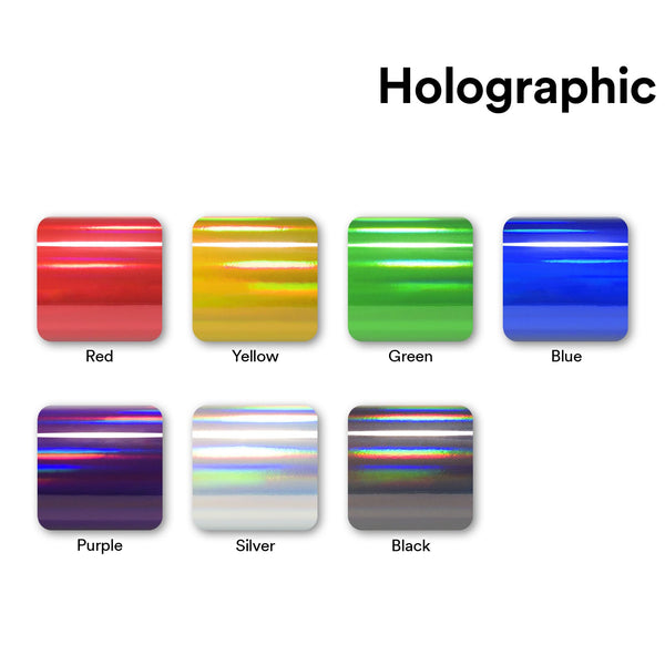 Holographic Blue Rainbow Vinyl Wrap