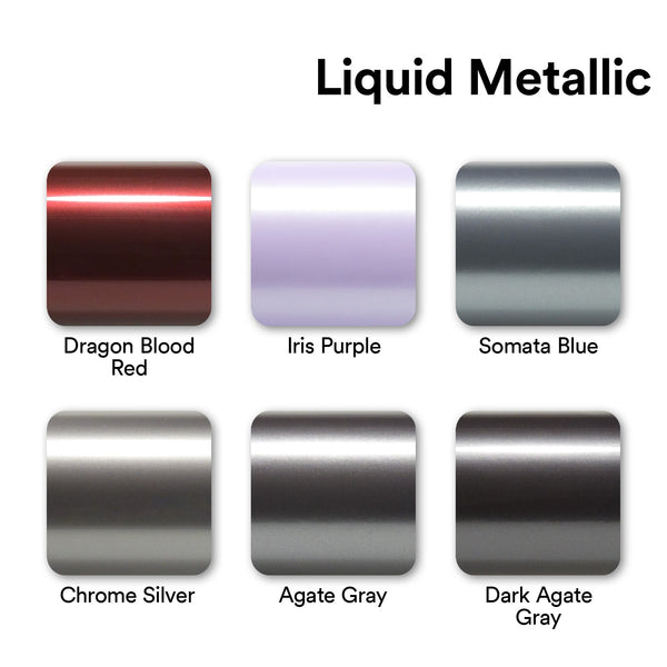 Liquid Metallic Agate Gray Vinyl Wrap