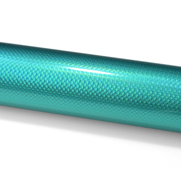 Holographic Polka Dot Teal Rainbow Vinyl Wrap