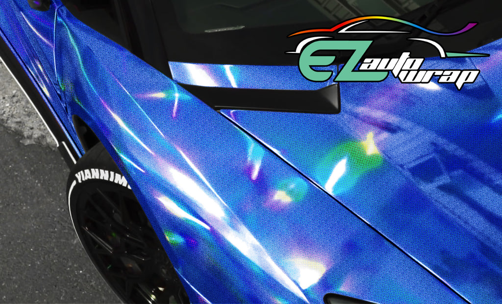 Holographic Polka Dot Burgundy Rainbow Vinyl Wrap – EzAuto Wrap