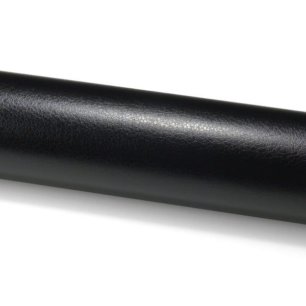 Leather Texture Black Vinyl Wrap