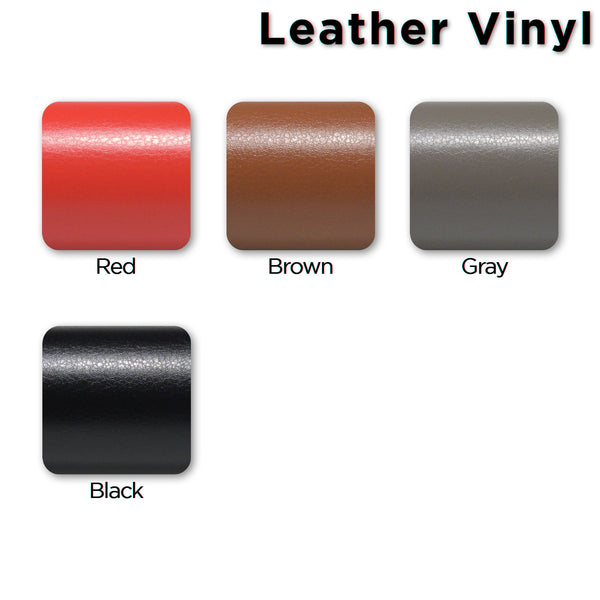 Leather Texture Red Vinyl Wrap