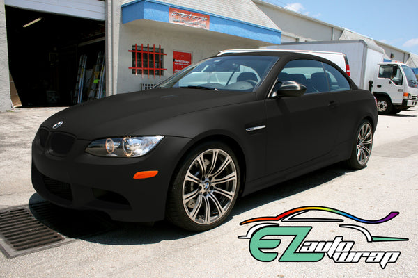 Genuine 3M 2080 Series M12 Matte Black Vinyl Wrap