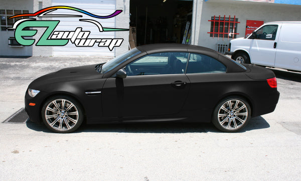Genuine 3M 2080 Series M12 Matte Black Vinyl Wrap