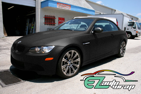 Genuine 3M 2080 Series M212 Matte Black Metallic Vinyl Wrap