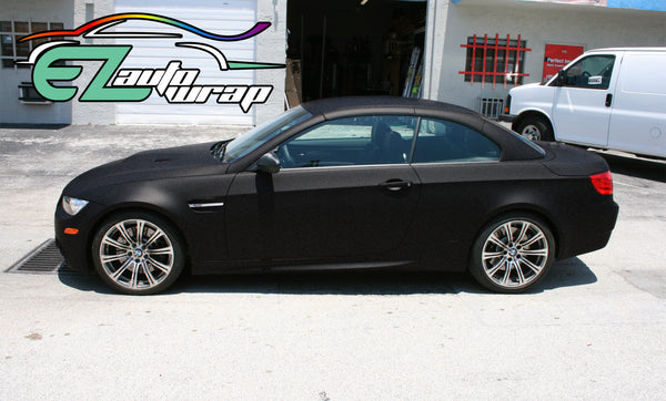 Genuine 3M 2080 Series M212 Matte Black Metallic Vinyl Wrap