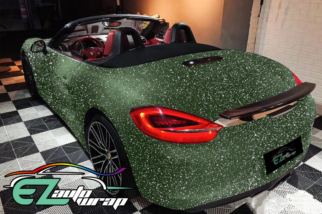 Matte Glitter Army Green Vinyl Wrap – EzAuto Wrap