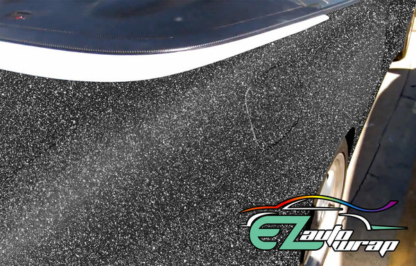 Matte Glitter Black Vinyl Wrap