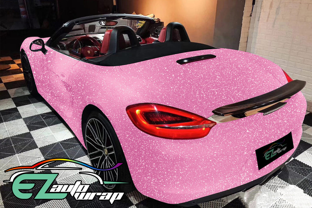 Matte Glitter Pink Vinyl Wrap – EzAuto Wrap