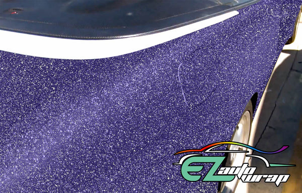 Matte Glitter Purple Vinyl Wrap