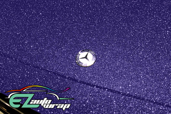 Matte Glitter Purple Vinyl Wrap