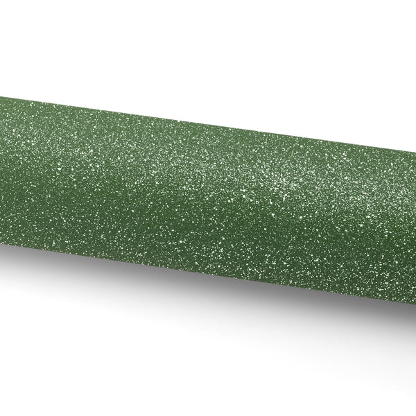 Matte Glitter Army Green Vinyl Wrap