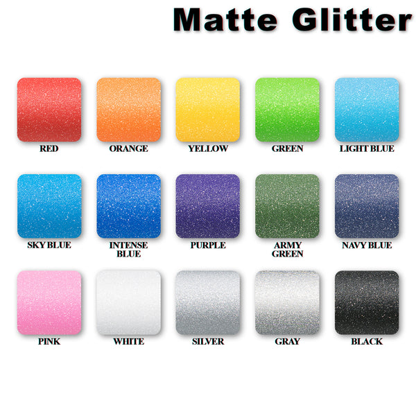 Matte Glitter Gray Vinyl Wrap
