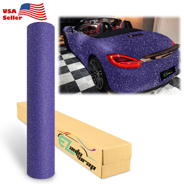 Matte Glitter Purple Vinyl Wrap