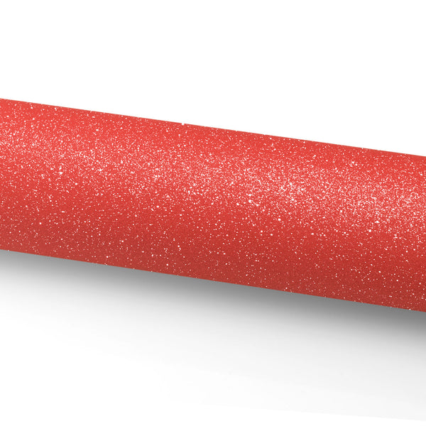 Matte Glitter Red Vinyl Wrap