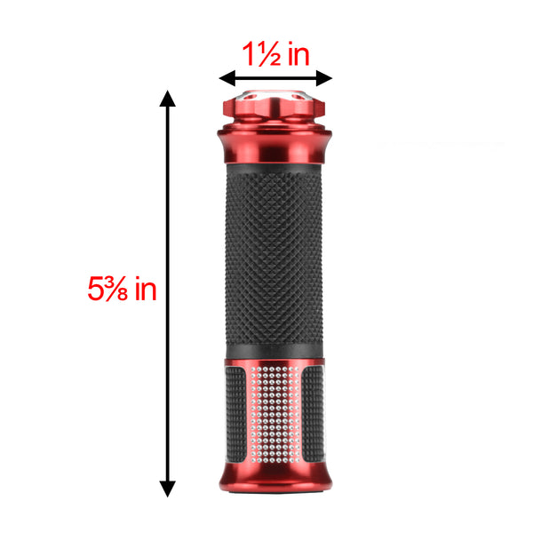 Motorcycle Hand Grips Rubber 7/8" Handle Bar 06