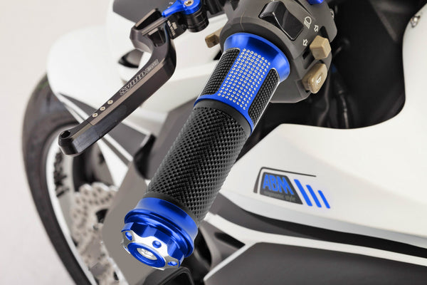 Motorcycle Hand Grips Rubber 7/8" Handle Bar 06