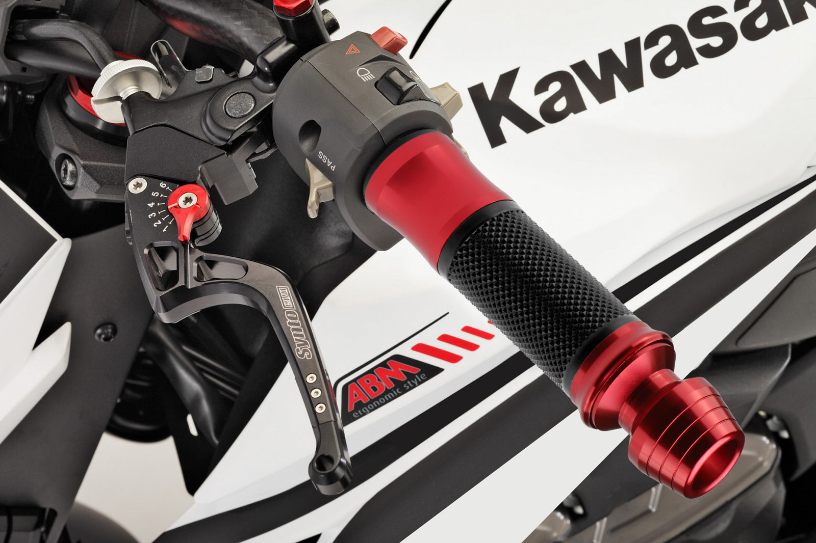 Motorcycle Hand Grips Rubber 7/8