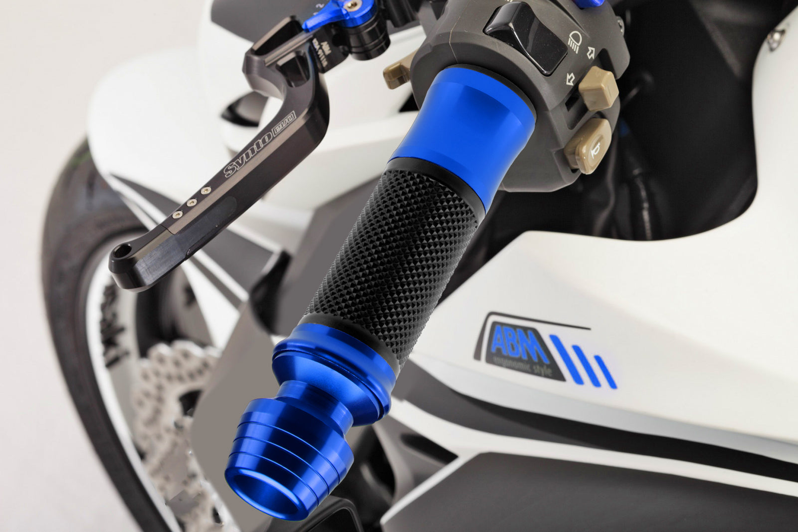 Motorcycle Hand Grips Rubber 7/8