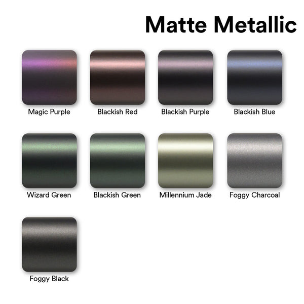 Matte Metallic Blackish Red Vinyl Wrap