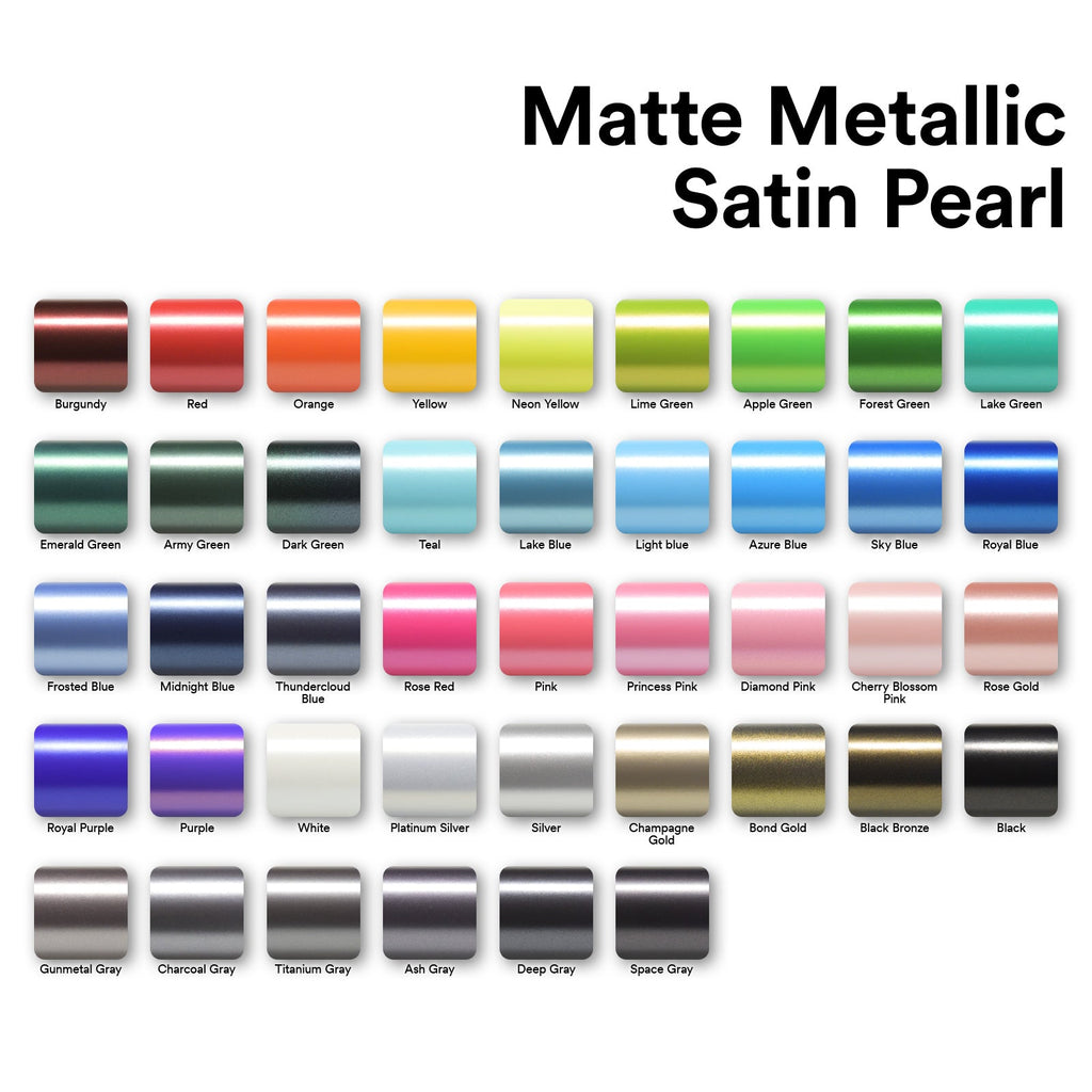 Matte Metallic Satin Pearl Gunmetal Gray Vinyl Wrap – EzAuto Wrap