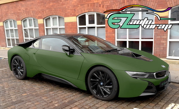 Matte Flat Army Green Vinyl Wrap