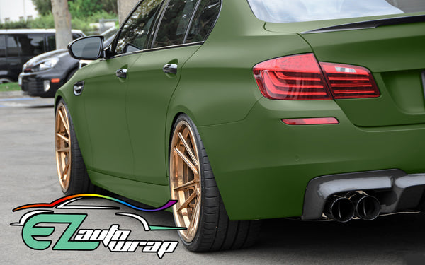 Matte Flat Army Green Vinyl Wrap