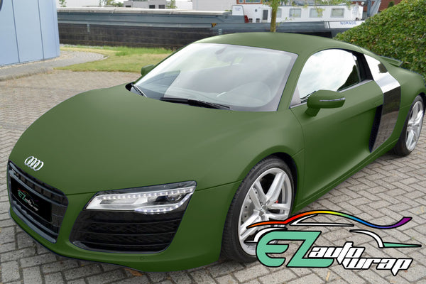 Matte Flat Army Green Vinyl Wrap