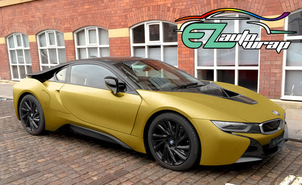 Matte Flat Gold Vinyl Wrap