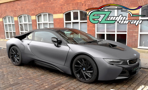 Matte Flat Gray Vinyl Wrap