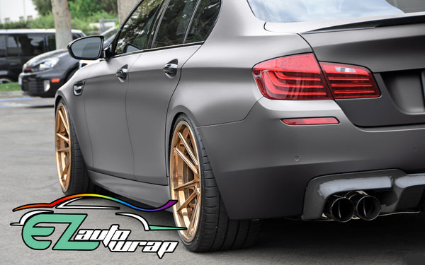 Matte Flat Gray Vinyl Wrap