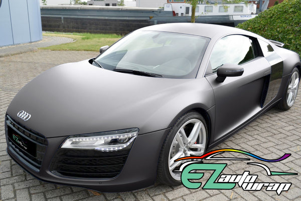 Matte Flat Gray Vinyl Wrap