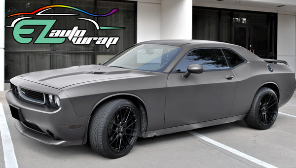 Matte Flat Gray Vinyl Wrap